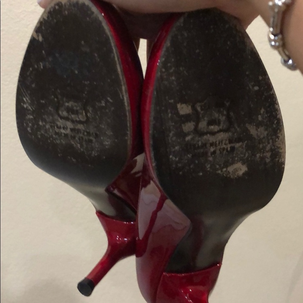 Worn Once Stuart Weitzman Red Heels - image 3